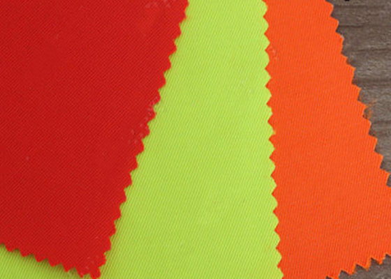 Hi-Vis Fluorescent Fabric Flame Retardant Waterproof Fabric For Uniforms