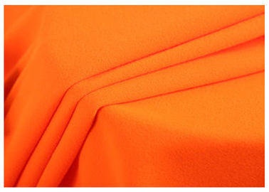 Thin Fluorescent Orange Fabric Cotton Woven Twill 32X21 For Suit Clothing