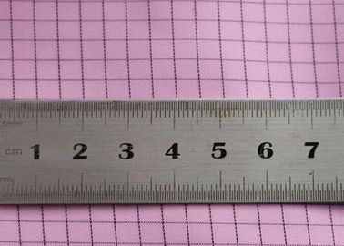 Plain Dyed Esd Fabric Thousands Colors Poly Grid Or Strip Shrink Resistant